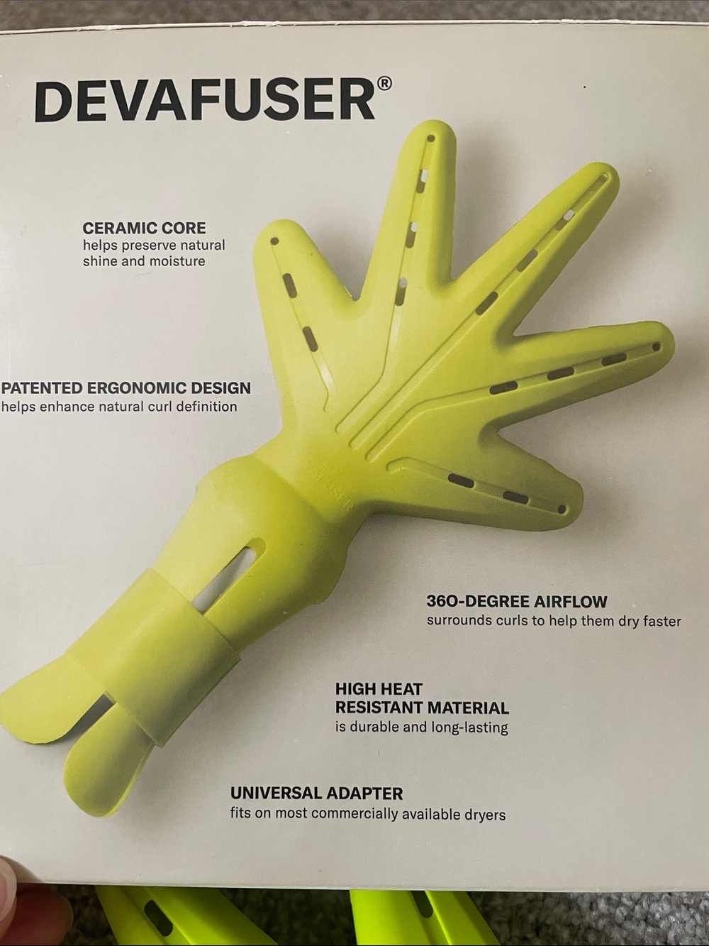 NWT DevaCurl Devafuser Universal Diffuser - Picture 4 of 6